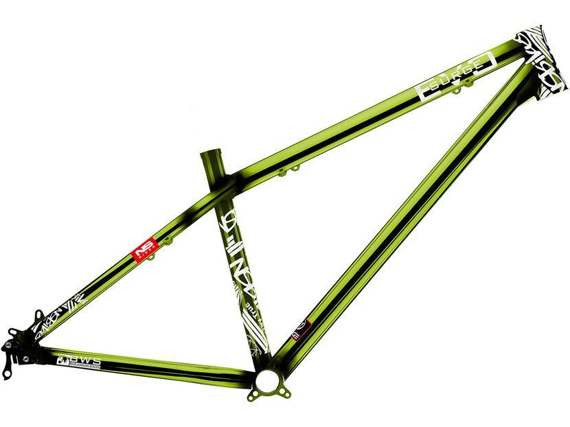 NS Bikes Surge EVO Frame trans olive BIKER BOARDER.DE