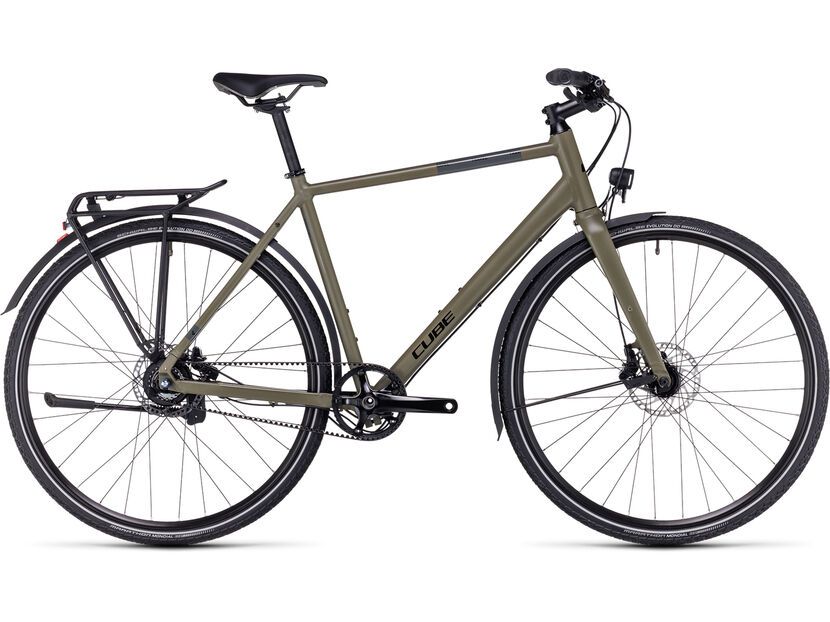 Cube Travel SLX, olive´n´black BIKERBOARDER.DE