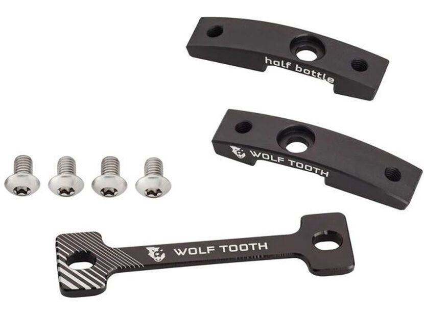 Wolf Tooth B-RAD Half Bottle Adapter + DogBone Base, Black | BIKER ...