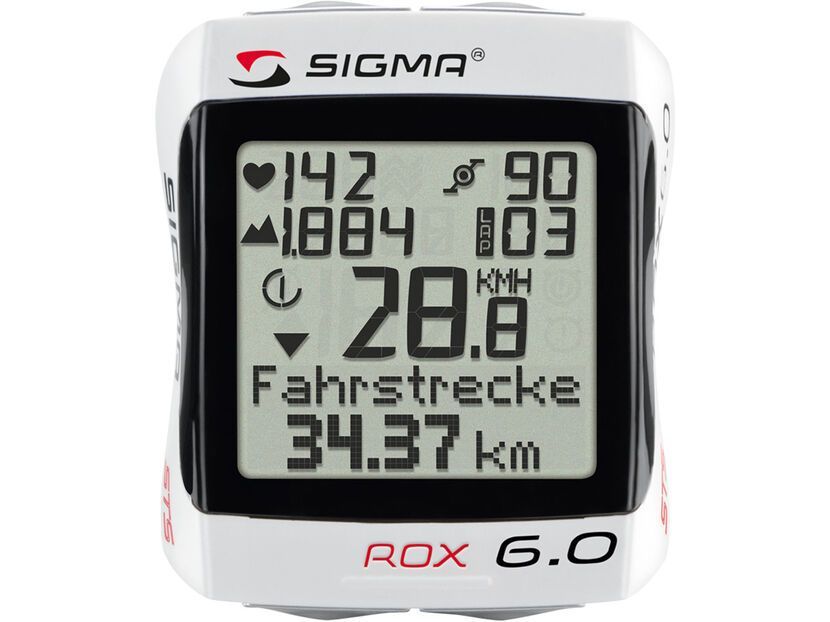 Sigma ROX 6.0, white | BIKER-BOARDER.DE