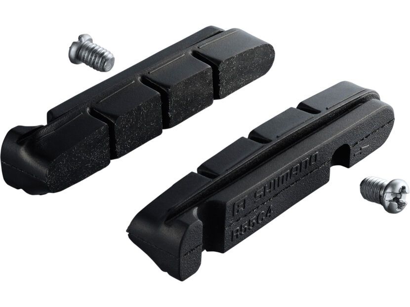 Patins De Frein Shimano R55c4 Pour Jantes Carbone - Cartridge, Compatibles Avec Séries BR-9000, 7900, 7800, Etc. - 10