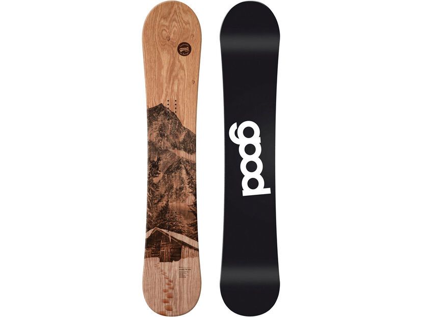 goodboards Wooden Double Rocker XX-Wide 167 cm, esche rot | BIKER ...