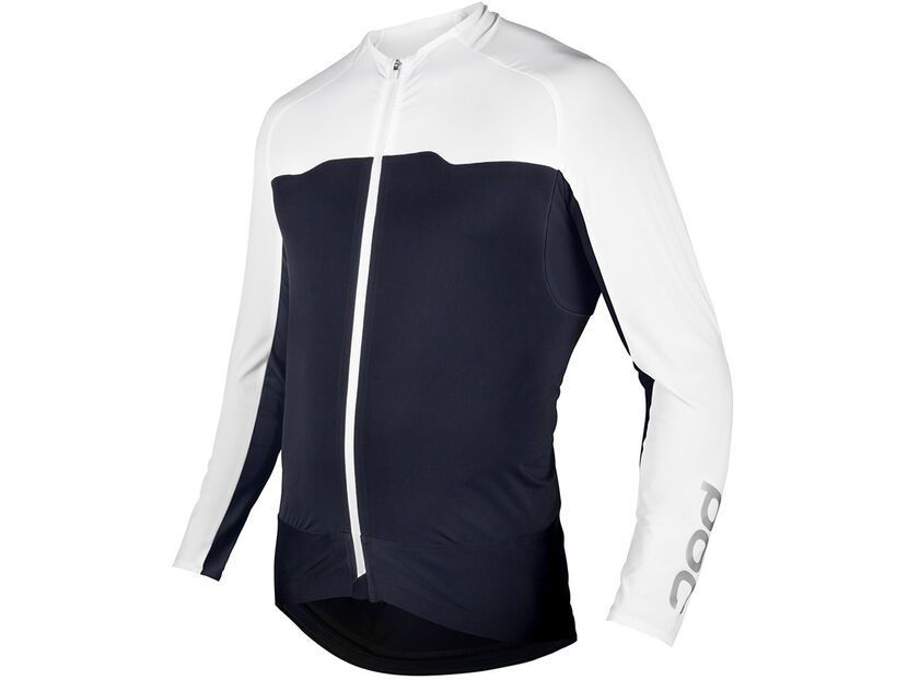 T-shirt Manches Longues POC AVIP - Bleu Nickel/blanc Hydrogène - Taille M - Neuf Sans Emballage