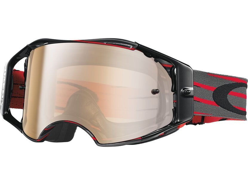 Oakley Airbrake MX, nemesis red/gunmetal/black iridium | BIKER