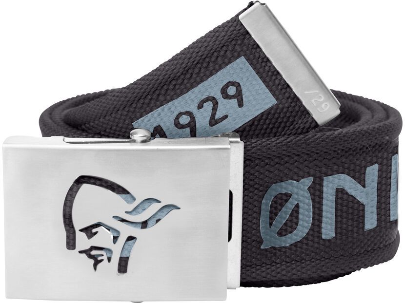 Norrona /29 viking head web clip Belt, caviar black | BIKER
