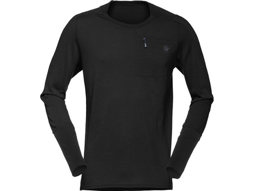 Norrona skibotn wool equaliser Long Sleeve (M), caviar black