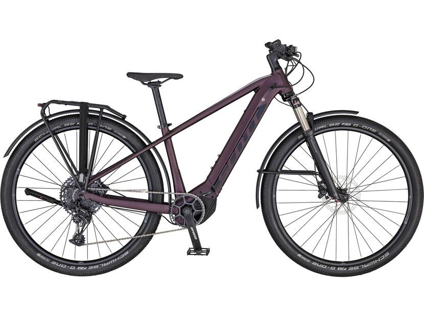 eri Scott Axis eRide 20 Lady, cassis purple/black/silver | BIKER