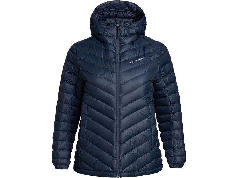 frost down hood jacket blue