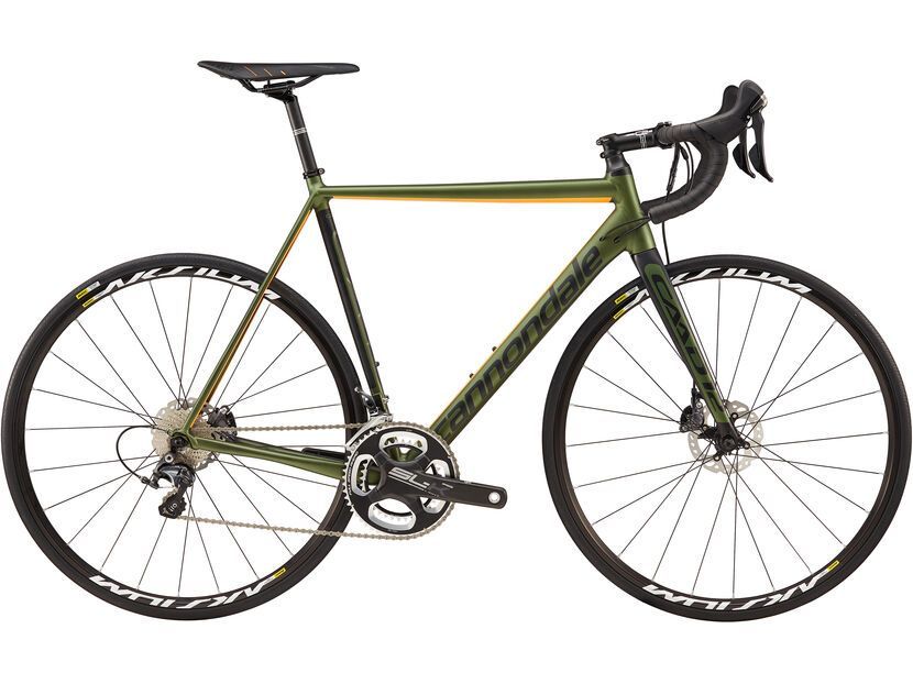 Cannondale CAAD12 Disc Ultegra, vulcan green w/ jet black and acid