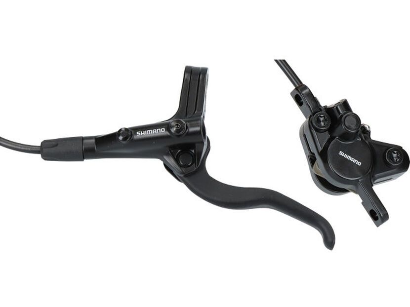 SHIMANO MT400 Scheibenbremse Vorne - Für MTB Einsteiger, Ohne Rotor, Schwarz