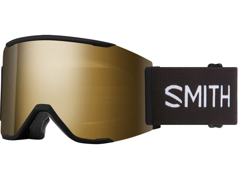 美品！ SMITH SQUAD BlackOut / BlackGoldミラー Smith Optics Squad XL Goggles Chromapop Sun Black - Blackout