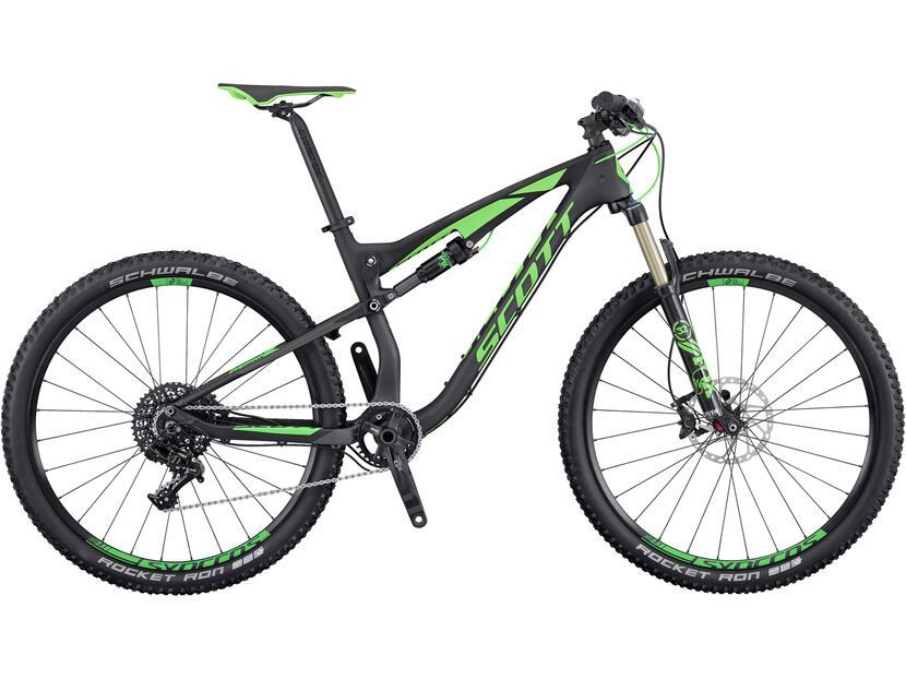 Scott Spark 920, anthracite/black/green BIKERBOARDER.DE