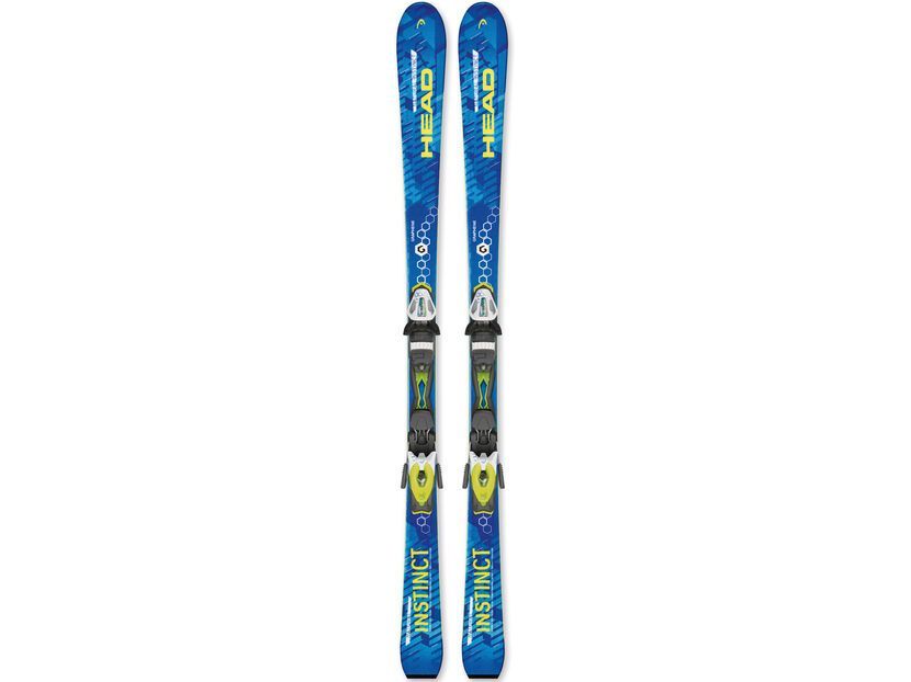 Head Natural Instinct + PR 11, 78 mm 2016, blue/neon yellow - Alpinski |  BIKER-BOARDER.DE