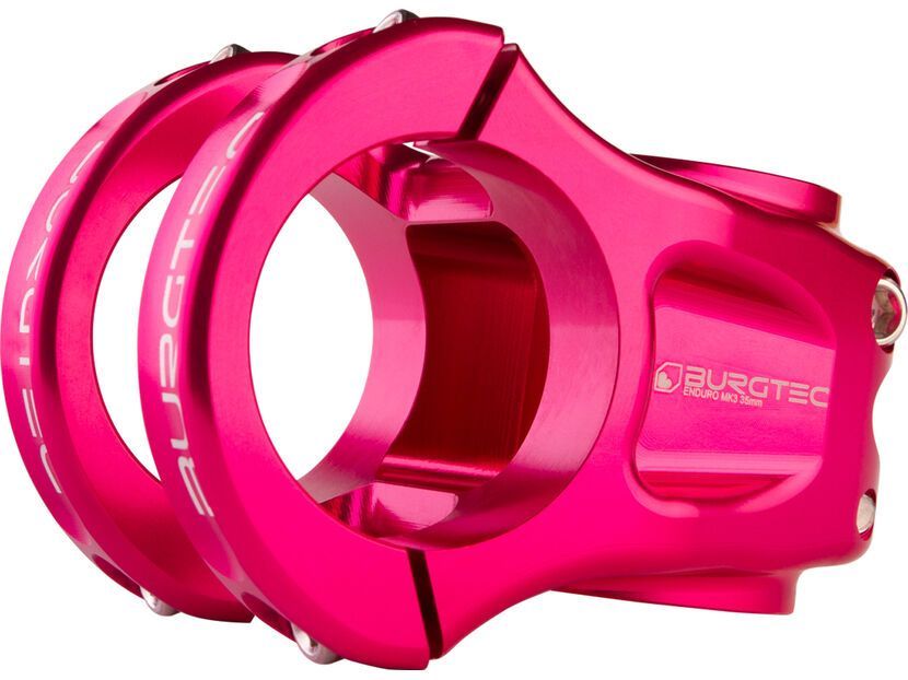 Burgtec Enduro MK3 Stem - 35 mm, toxic barbie pink | BIKER-BOARDER.DE