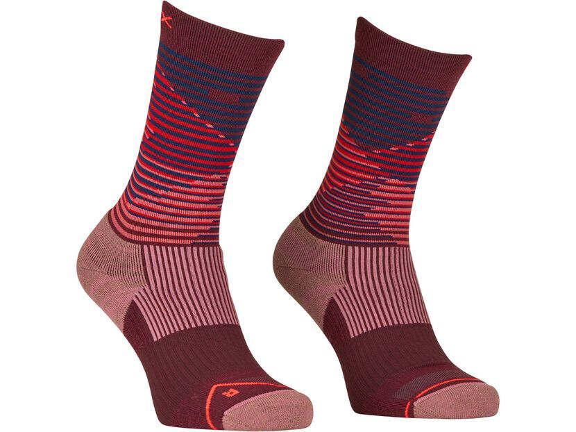 ORTOVOX All Mountain Long Socks W - Calze Lunghe Unisex - Colore Winetasting - Taglia 42-44 - 2