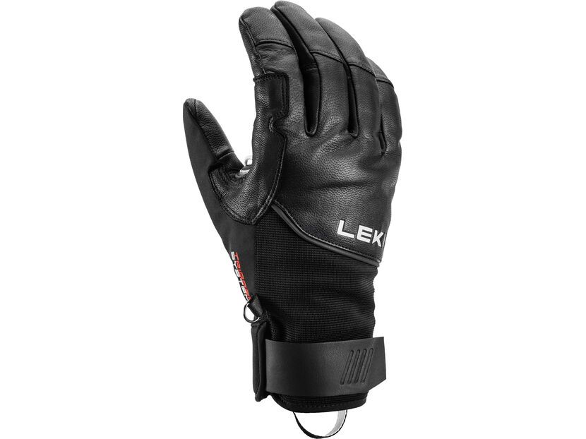 Gants De Randonnée/ski LEKI Pegas Pro 3D GTX - Peau De Chèvre Et Gore-Tex - Taille 8 - Noir-Graphite