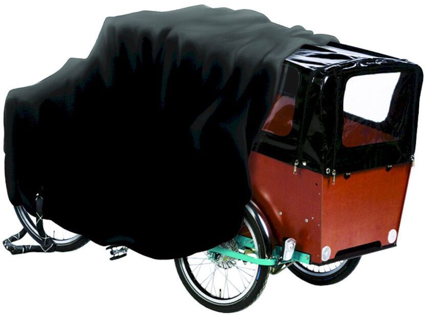 DS Covers Cargo Lastenfahrrad-Abdeckplane (3-Rad-Variante), schwarz |  BIKER-BOARDER.DE