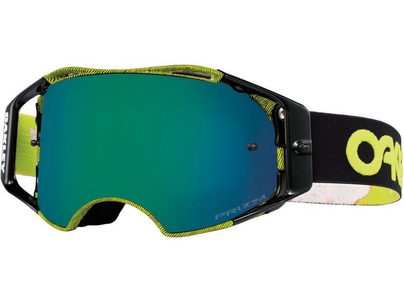 Oakley Airbrake MX Prizm Factory Pilot, factory pilot thumbprint