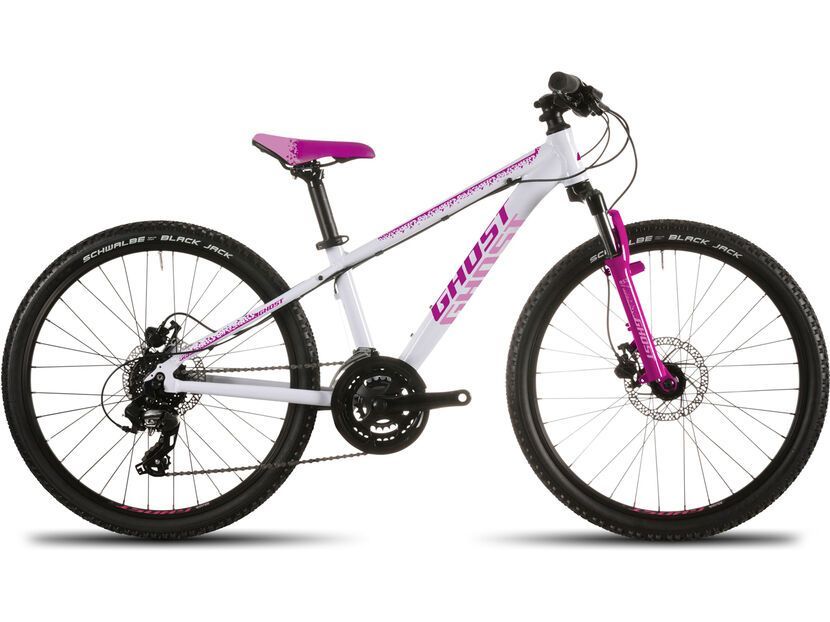Ghost Powerkid 24 Disc, white/pink/palepink | BIKER-BOARDER.DE