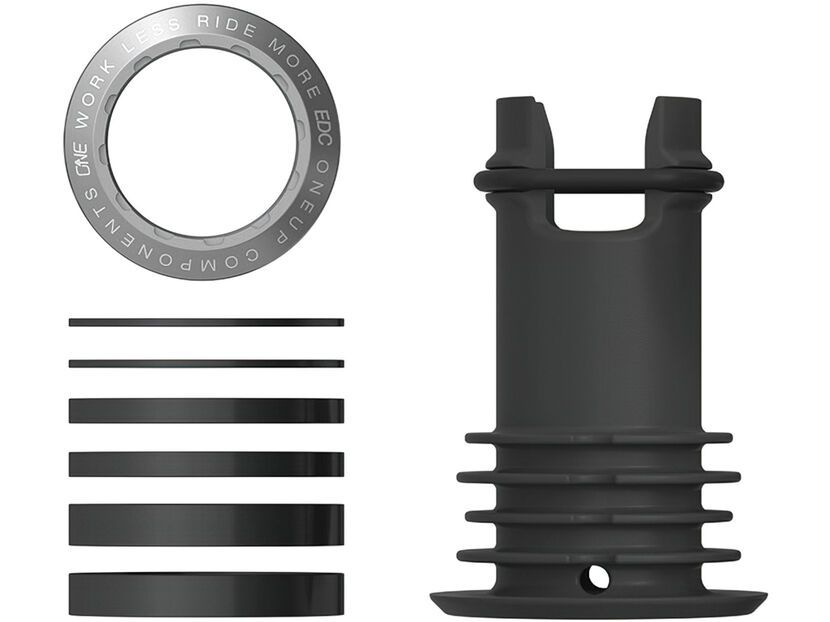 OneUp Components EDC Threaded Top Cap, silver | BIKER-BOARDER.DE