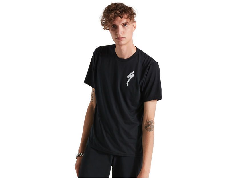 Specialized Men's S-Logo T-Shirt, black | BIKER-BOARDER.DE