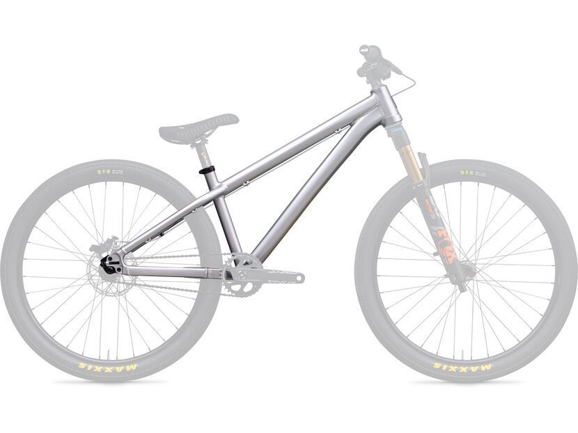 Santa Cruz Jackal Frameset, silver | BIKER-BOARDER.DE