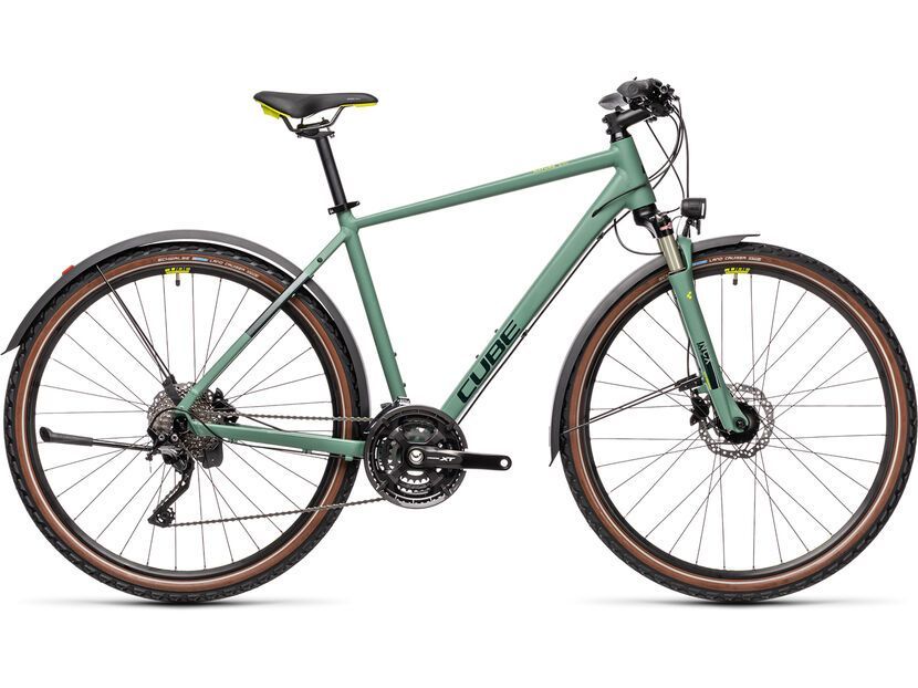 cube mountain bike green